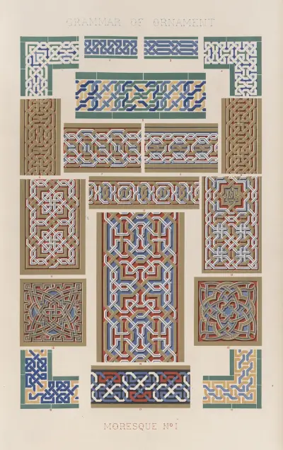 Moresque No. 1 av Owen Jones