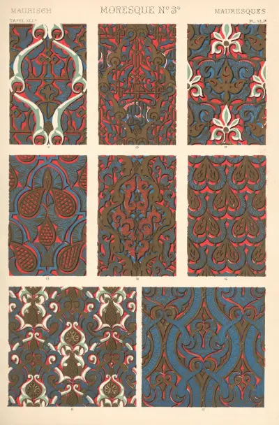 Moresque No. 3 av Owen Jones