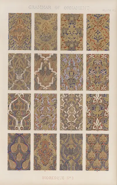 Moresque No. 3 av Owen Jones