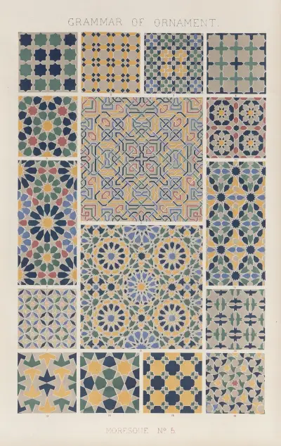 Moresque No. 5 av Owen Jones