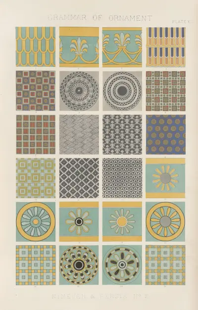 Nineveh & Persia nr 2 av Owen Jones