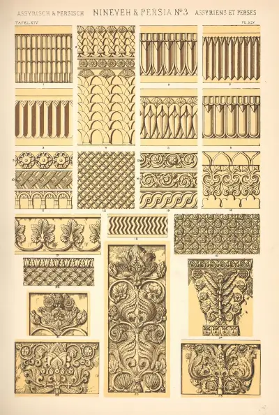 Nineveh & Persia No. 3 av Owen Jones