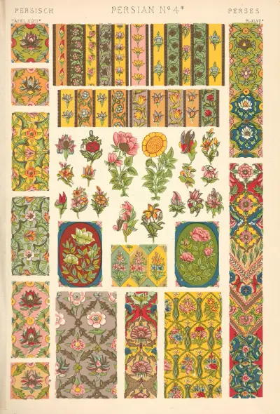 Persian No. 4 av Owen Jones