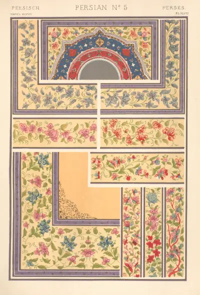 Persian No. 5 av Owen Jones