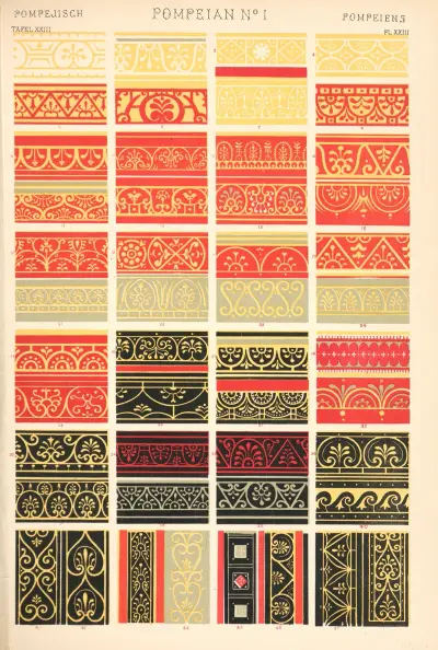 Pompeian No. 1 av Owen Jones