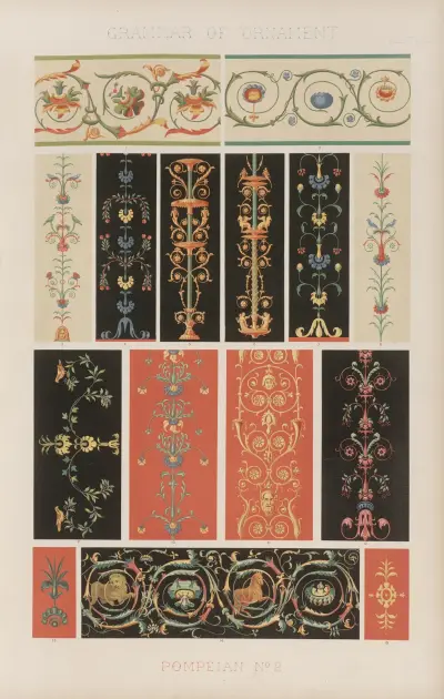 Pompeian No. 2 av Owen Jones