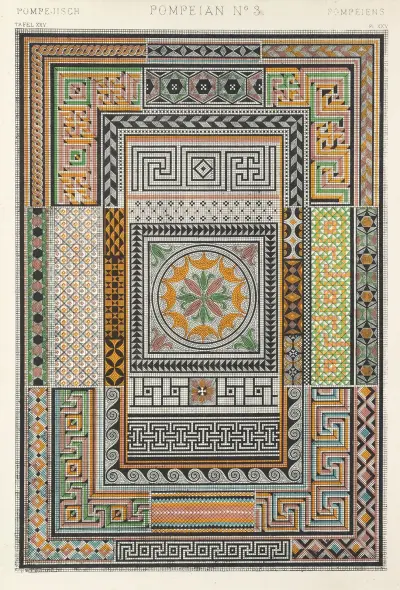 Pompeian No.3 av Owen Jones