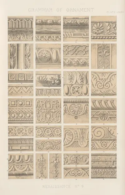 Renaissance No. 9, 1856 av Owen Jones