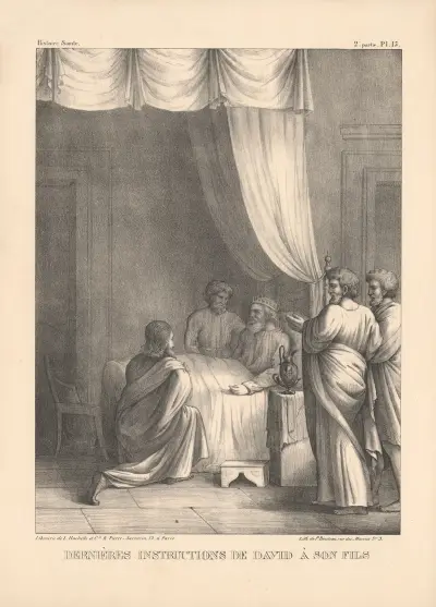 Dernieres instructions de David a son fils av P. Bineteau