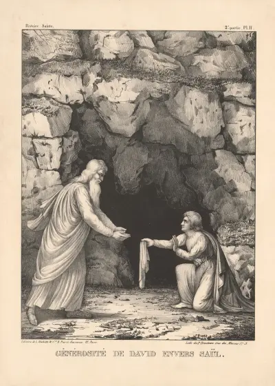 Generosite de David envers Saul av P. Bineteau