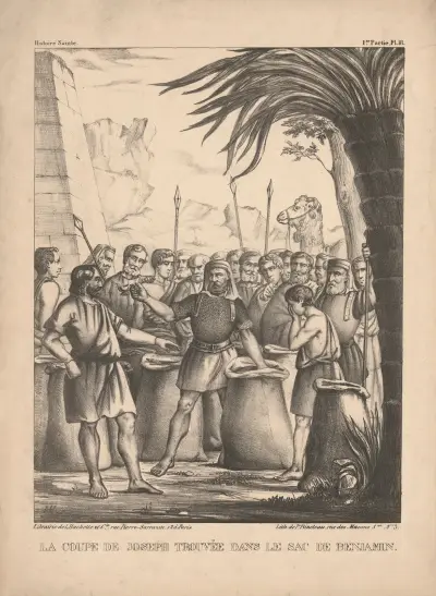 La coupe de Joseph trouvee dans le sac de Benjamin av P. Bineteau