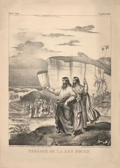 Passage de la mer Rouge av P. Bineteau