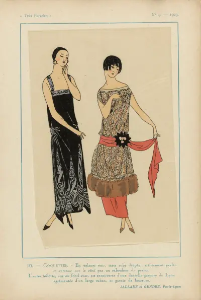 Coquettes, 1923 – nr 1 av G-P. Joumard