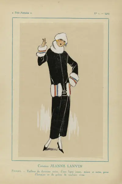 Création Jeanne Lanvin av G-P. Joumard