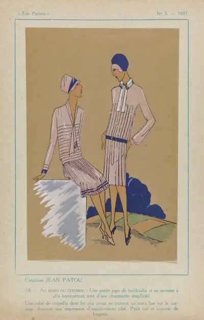 Créations Jean Patou. Au Bord Du Chemin av G-P. Joumard