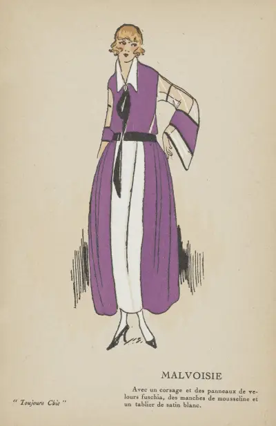 Toujours Chic, Les Robes – Malvoisie av G-P. Joumard