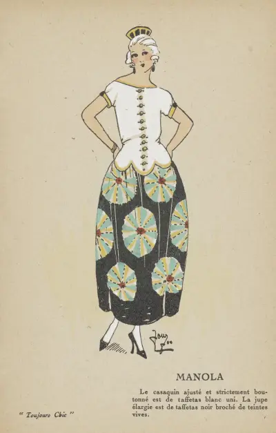 Toujours Chic, Les Robes – Manola av G-P. Joumard