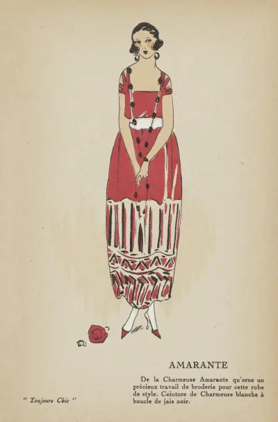 Toujours Chic, Abendtoiletten – Amarante von G-P. Joumard