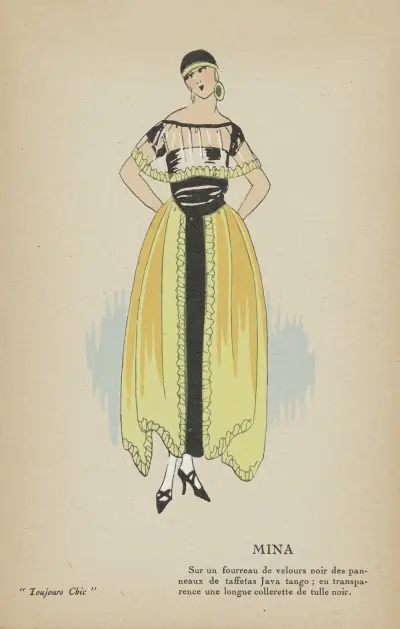 Toujours Chic, Toilettes de Soirées – Mina av G-P. Joumard