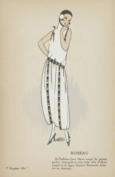 Toujours Chic, Toilettes de Soirées – Roseau av G-P. Joumard