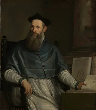 Portrait of Daniele Barbaro av Paolo Veronese