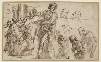Studies for an Ecce Homo av Paolo Veronese