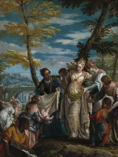 The Finding of Moses av Paolo Veronese