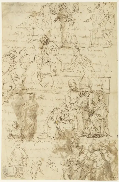 The Mystic Marriage of Saint Catherine and other studies av Paolo Veronese