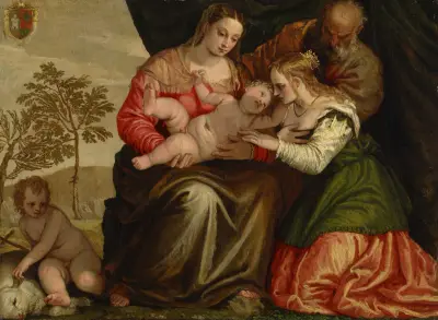 The Mystic Marriage Of St. Catherine av Paolo Veronese