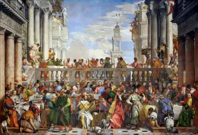 The Wedding at Cana av Paolo Veronese