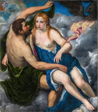 Jupiter and Io av Paris Bordone