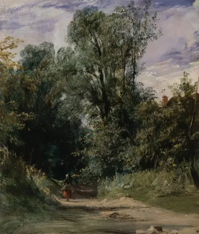 En skogsstig av Richard Parkes Bonington