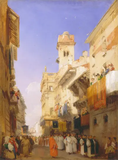 Corso Sant’Anastasia, Verona av Richard Parkes Bonington