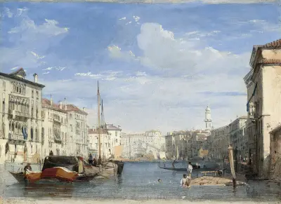 Canal Grande av Richard Parkes Bonington