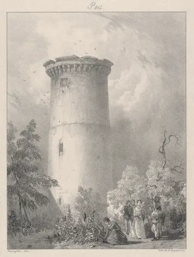 Bågen vid arkivet i Vernon av Richard Parkes Bonington