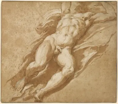 Figure Study av Parmigianino