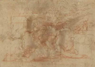 Jael and Cisera (verso) av Parmigianino