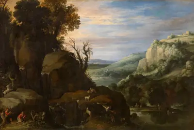 Landscape – nr 1 av Paul Bril