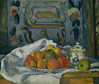 Dish of Apples av Paul Cézanne