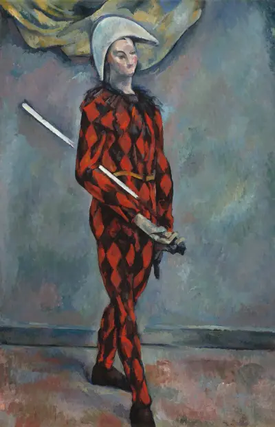 Harlequin av Paul Cézanne