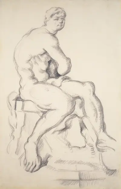 Hercules Resting av Paul Cézanne