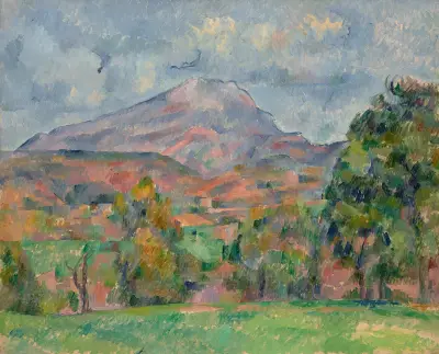 La Montagne Sainte-Victoire, 1888 av Paul Cézanne