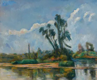La Rivière av Paul Cézanne