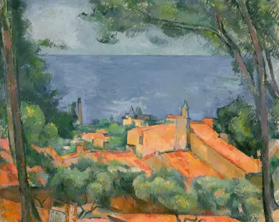 L’Estaque aux toits rouges av Paul Cézanne