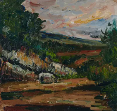 Paysage, 1865 av Paul Cézanne