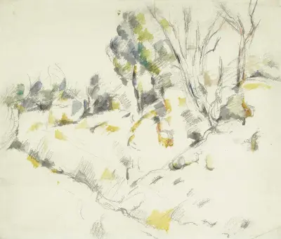 Paysage – nr 1 av Paul Cézanne