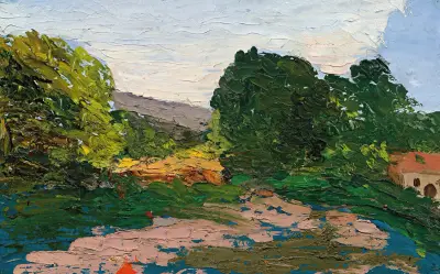 Paysage Du Midi av Paul Cézanne
