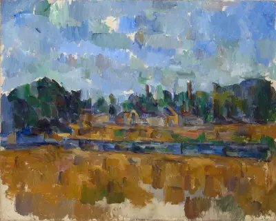Riverside av Paul Cézanne