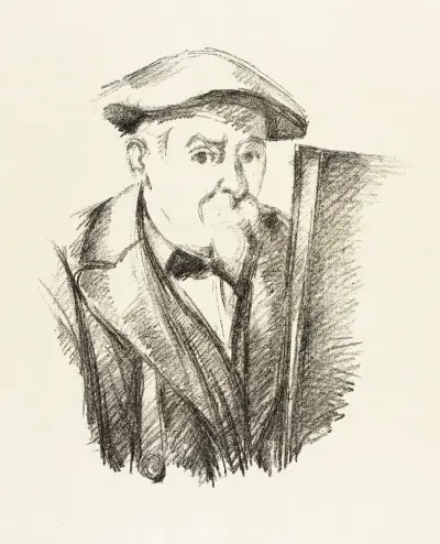 Self-portrait – nr 2 av Paul Cézanne