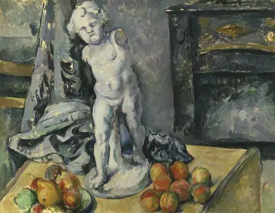 Still Life with Plaster Cupid av Paul Cézanne